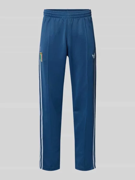 Spodnie dresowe o kroju regular fit z dodatkiem bawełny model FIGC OG' Adidas Originals
