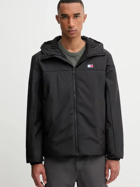 Tommy Jeans geacă de tranziție negru