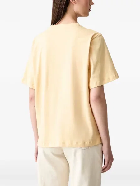 Tricou Stine Goya cu broderie galben