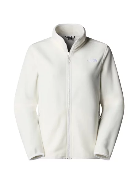 Fleecová mikina The North Face Glacier Fleece white dune bílá