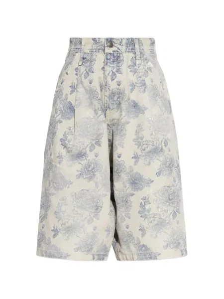 Pantaloni scurți R13 cu model floral cu imagine