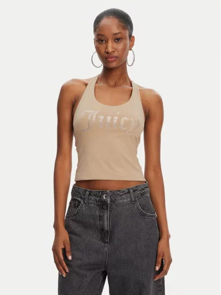 Top Juicy Couture beżowy