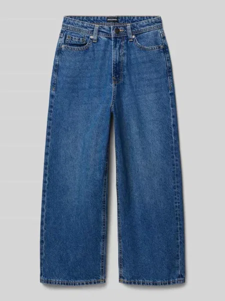 Jeansy o szerokim kroju z naszywką z logo model ‘Iron’ Jack & Jones niebieskie