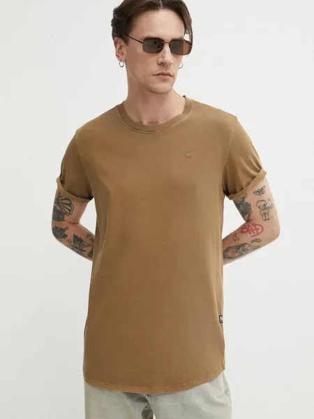 G-Star tričko Lash hnědé