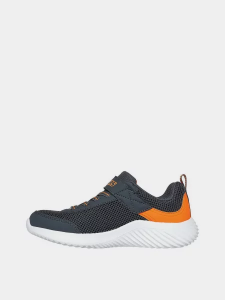 Дитячі Кросівки повсякденні Skechers BOUNDER-TECH штучна шкіра/текстиль сірий