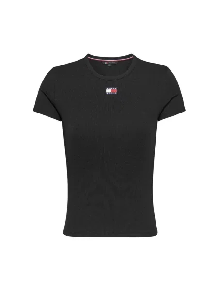 Koszulka Tommy Hilfiger z krótkim rękawem czarna