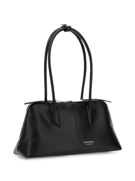 Geantă shopper Emporio Armani negru