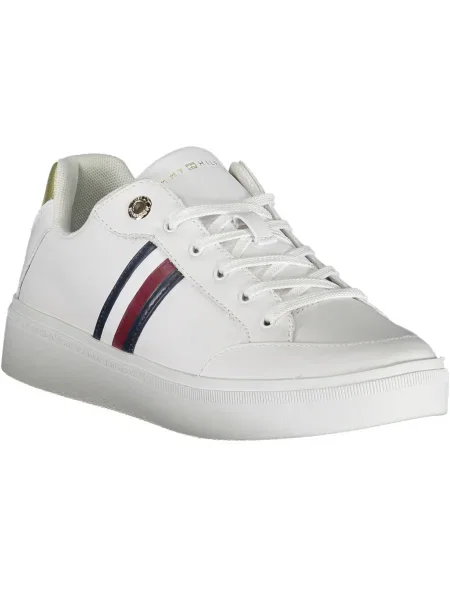 Trampki Tommy Hilfiger skórzane sznurowane białe