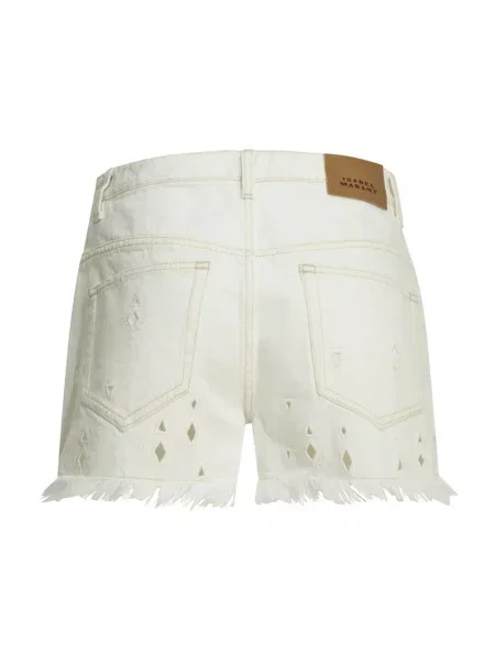 Szorty jeansowe Isabel Marant białe