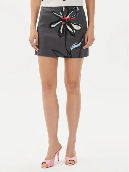 Desigual Fustă mini Caramelo gri