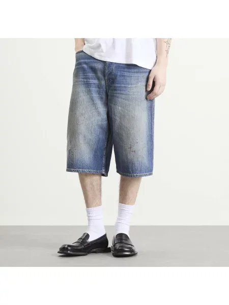 Szorty jeansowe Acne Studios niebieskie