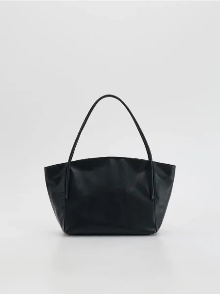 Reserved Torebka shopper czarny