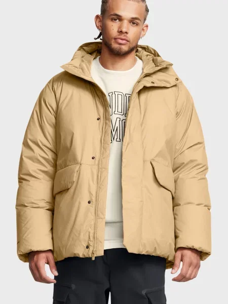 Пуховик Under Armour бежевий