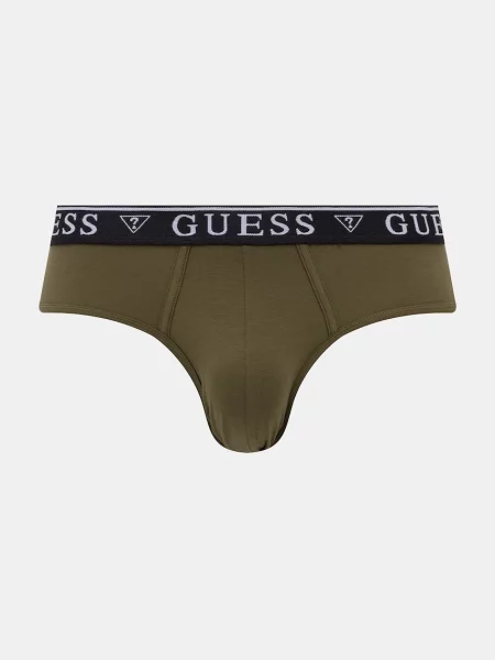 GUESS Spodnje hlačke blata / pegasto / oliva / črna / bela siva