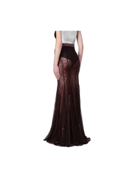 Długa spódnica maxi Elisabetta Franchi brązowa