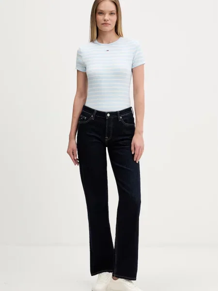 Tričko Tommy Jeans modrá