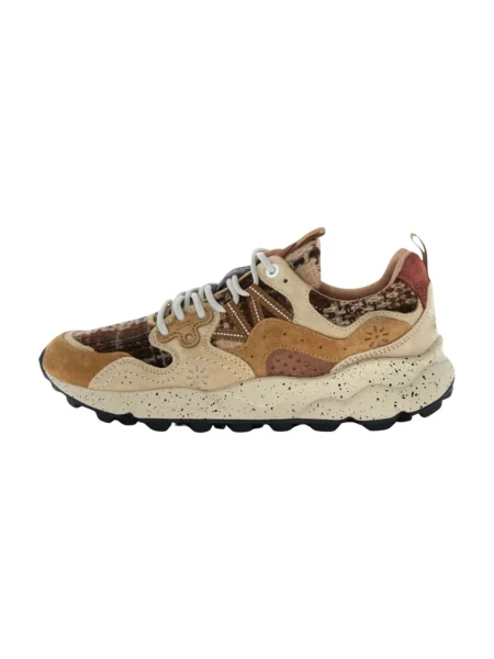 Sneakersy Flower Mountain w kwiatki beżowe