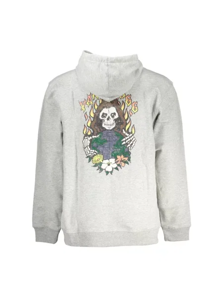 Bluza z kapturem Vans z kapturem szara