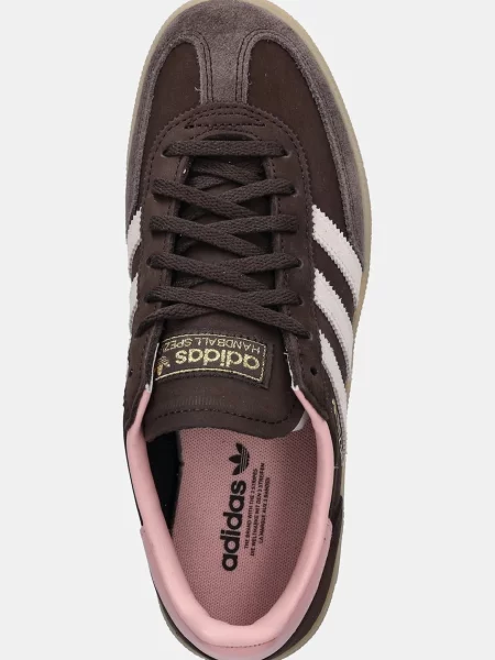 Замшевые кроссовки Adidas Originals коричневые