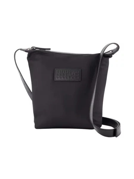 Torebka crossbody Mm6 Maison Margiela skórzana czarna