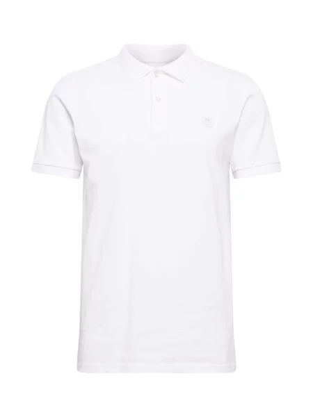 KnowledgeCotton Apparel Tričko Rowan' bílá