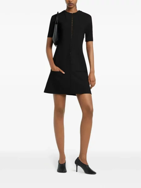 Rochie mini Courreges de costum negru