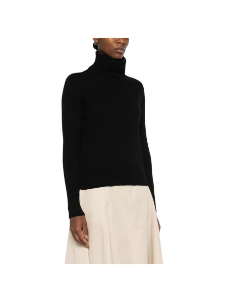 Sweter Aragona z kaszmiru czarny