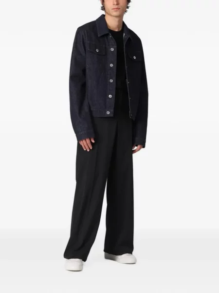 Geacă de blugi Lanvin cu imagine albastru