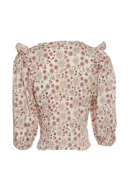 Top Sandro cu model floral cu imagine