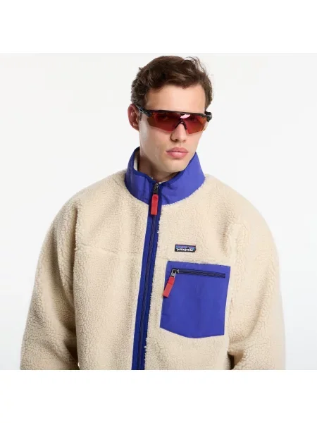 Яке Patagonia M's Classic Retro-X Jacket Dark Natural/ Cobalt Blue S синьо