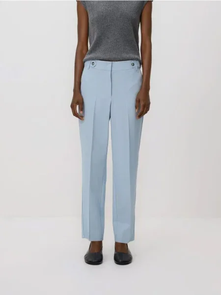 Reserved Pantaloni la dungă albastru-pal albastru