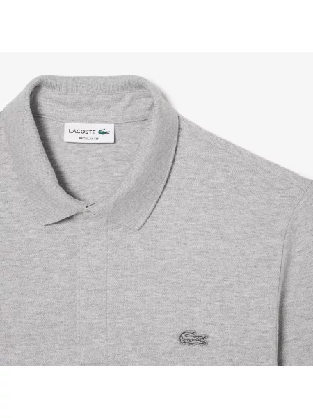 Поло Lacoste серое