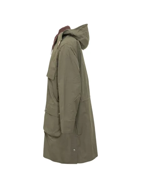 Geacă parka Barbour cu glugă verde