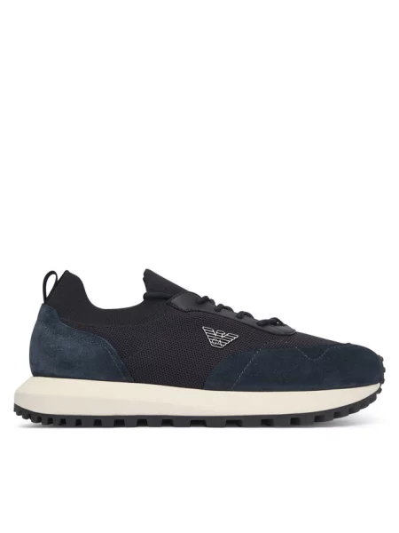 Sneakersy Emporio Armani granatowe