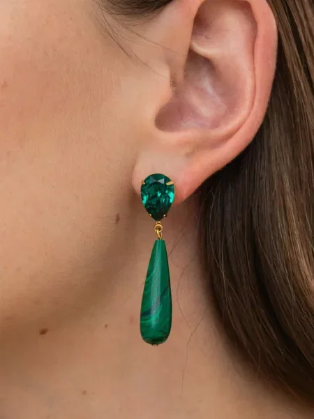 Cercei Jennifer Behr verde