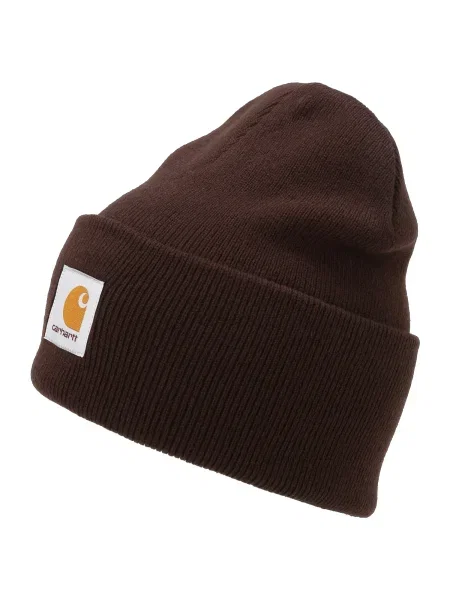 Carhartt WIP Căciulă ciocolatiu / galben muștar alb