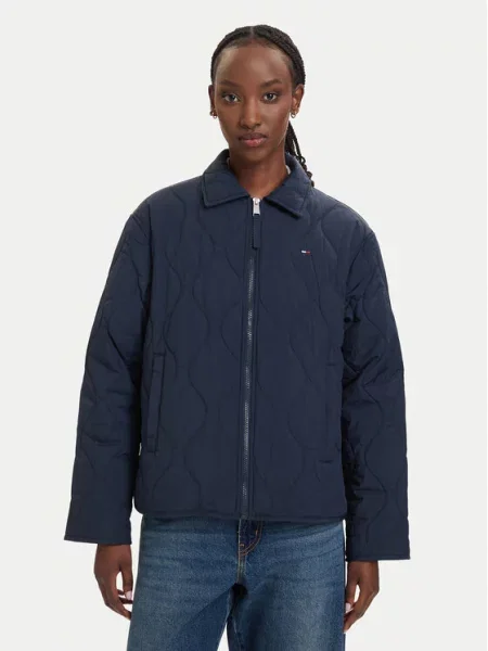 Tommy Jeans Átmeneti kabát Tjw Coach Sötétkék