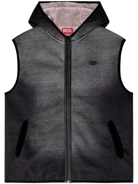 Hanorac cu glugă Diesel negru