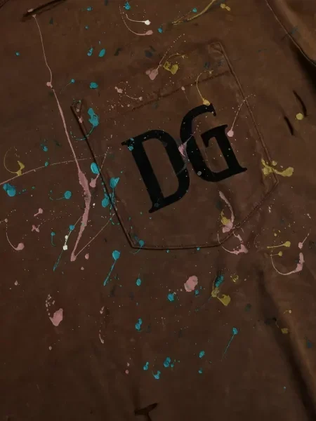 Tricou Dolce & Gabbana cu imagine maro