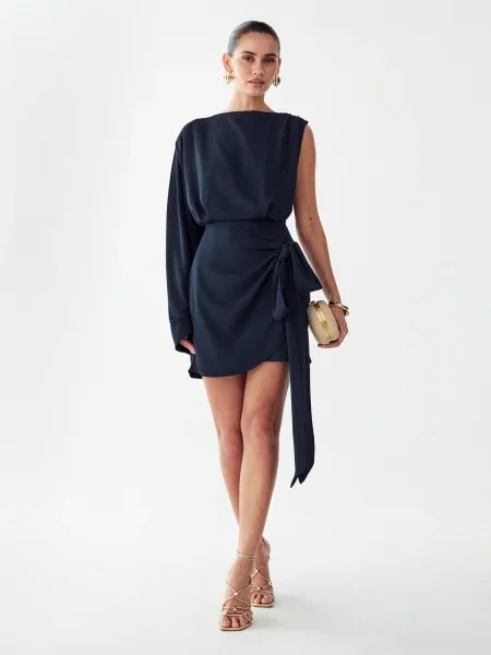 BWLDR Rochie Fiora bleumarin