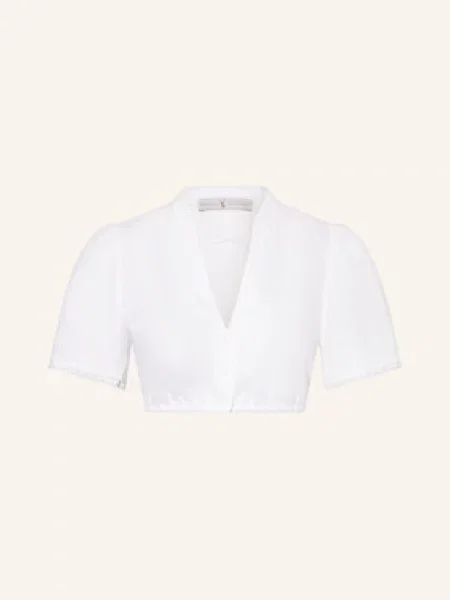 Johann & Johanna Bluzka Bawarska Z Lnu weiss biała