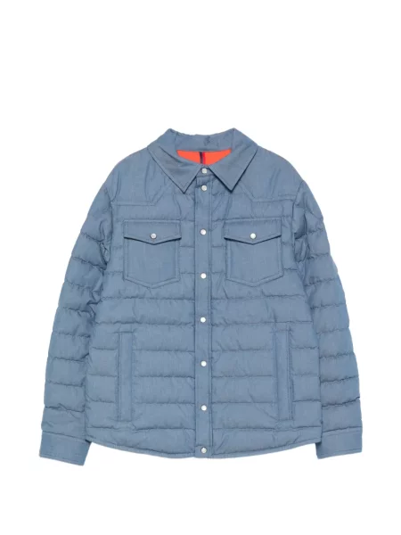 Kurtka koszulowa dziecięca Moncler Enfant niebieska