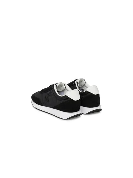 Calvin Klein Superge Retro Runner Lace Up Nylon Mg črna