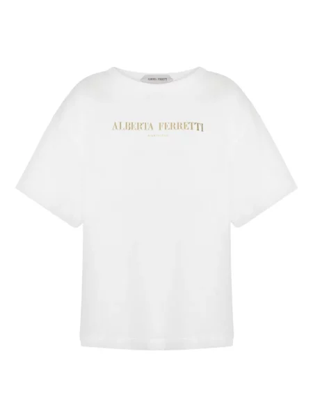 Tricou Alberta Ferretti alb