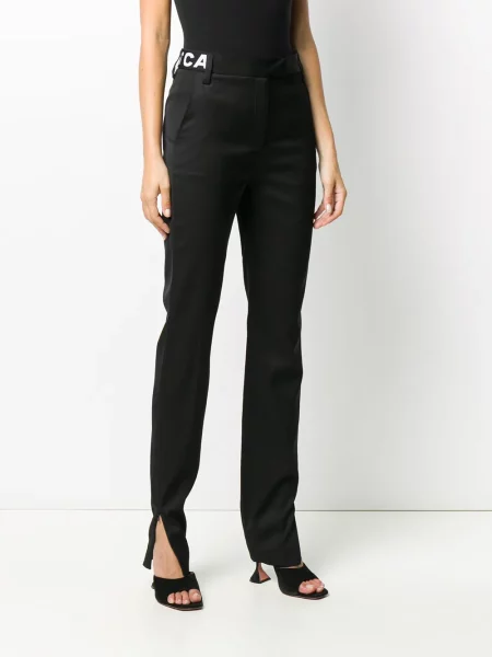 Pantaloni Just Cavalli cu autograf negru