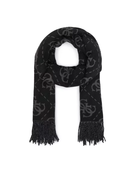 GUESS Fular gri negru