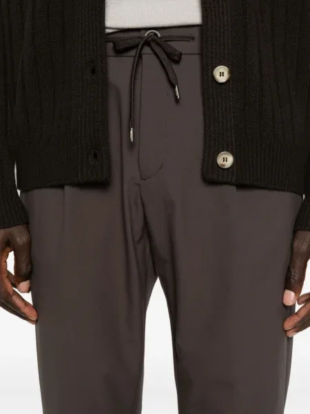 Pantaloni Herno plisate maro