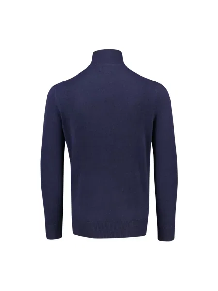 Kardigan Polo Ralph Lauren wełniany ze stójką granatowy