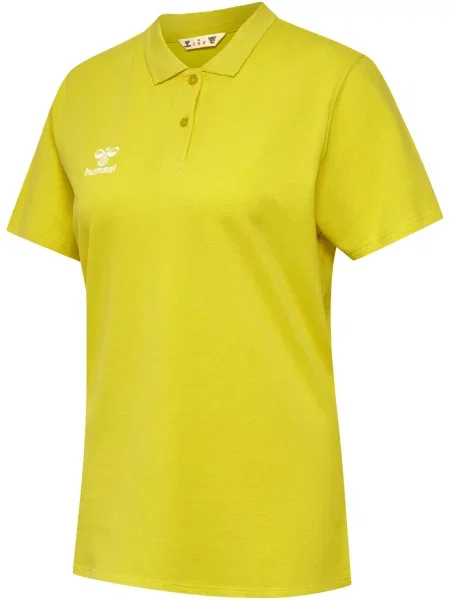 Koszulka polo Hummel Go żółta