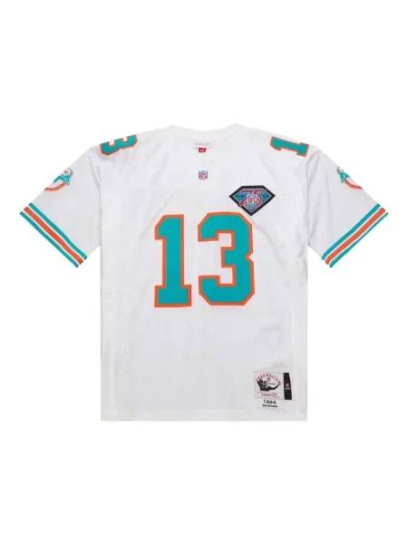 Tricou Mitchell & Ness alb